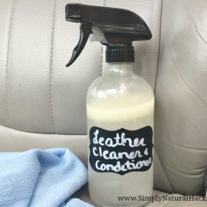 diy leather cleaner and conditioner car