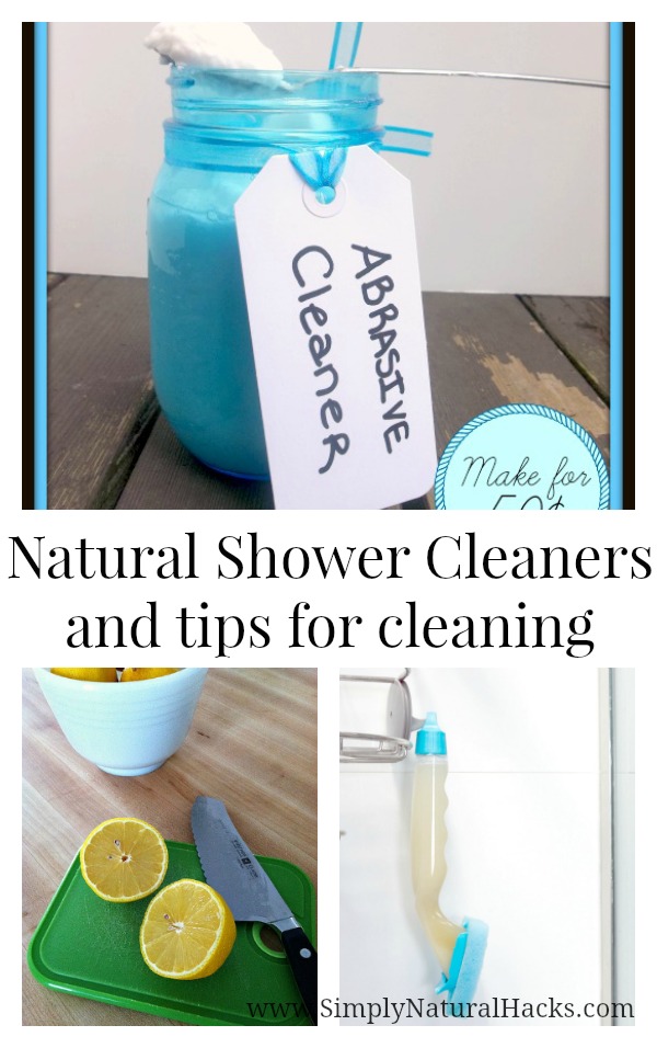 3 natural shower cleaners