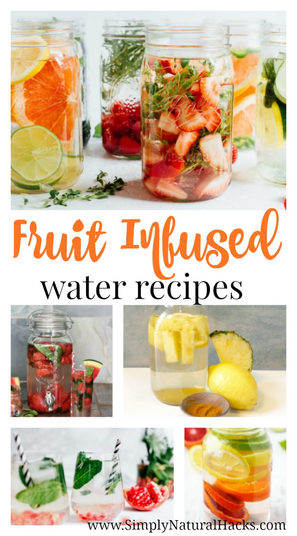 fruit infused water recipes